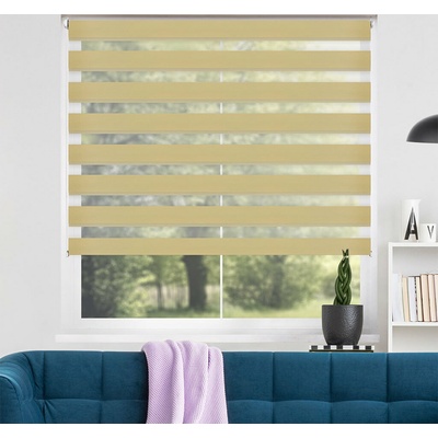 FOA Roleta Deň a noc, STANDARD, Zlatá silk, A 092 100 x 150 cm