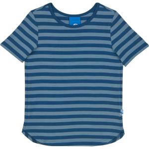 finkid Детска тениска Finkid Kid's Maalari T-shirt - Dove / Real Teal - размер 80/90 (704-3715-0111)