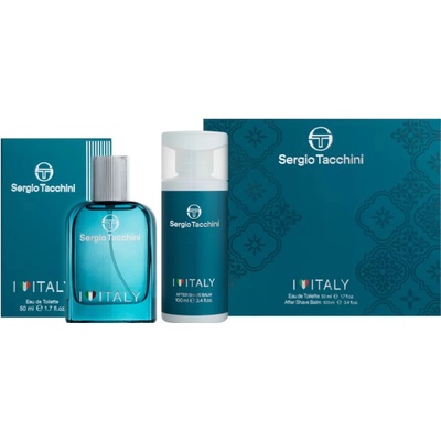 Sergio Tacchini I Love Italy Gift Set EDT 50 ml + After Shave Balm 50 ml за мъже