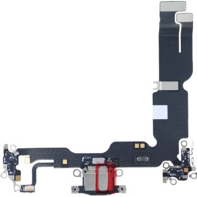 Nabíjecí obvod + Flex kabel iPhone 15 Plus – černý – Genuine OEM IPH2397