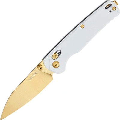 Kershaw BEL AIR ALUM COATED WHT/MAGNACUT GLD DuraLock K-6105WGLD