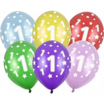 Balóny s číslom 1 PartyDeco 30 cm