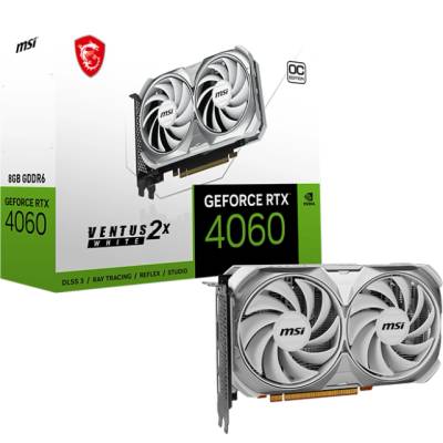 MSI GeForce RTX 4060 VENTUS 2X WHITE 8GB GDDR6 128bit