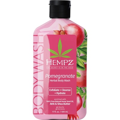 Hempz Pomegranate Herbal Body Wash Душ гел унисекс 500ml