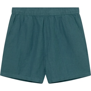 DEDICATED Мъжки къси панталони DEDICATED Shorts Sibbarp Linen Shorts - Mediterranea Green - размер XL (012-4575-0214)