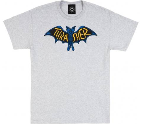 Thrasher Bat Tee ash gray