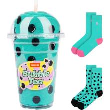 Soxo ponožky tyrkysové Bubble Tea 2 páry