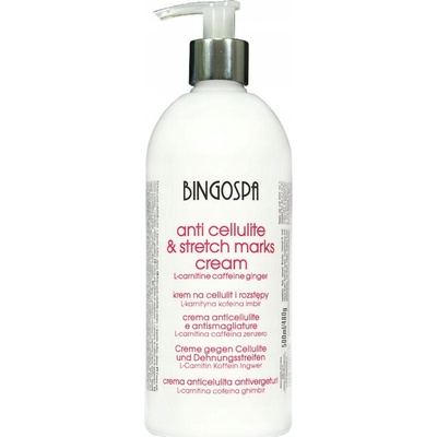 BingoSpa L - Carnitine telový krém proti celulitíde a striám Caffeine and Ginger 500 ml