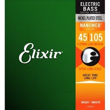 Elixir Bass Extra Long Scale Nanoweb 14087 Medium XL