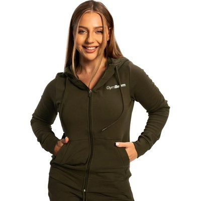 GymBeam Women‘s Limitless Zip Up Hoodie Espresso