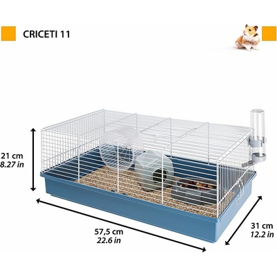 Ferplast Klietka CRICETI 11 pre škrečka 57,5 x 31 x 23 cm