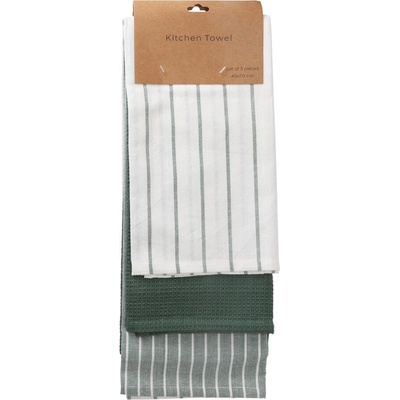 Home Styling Collection 70 x 45 cm zelená 3 ks
