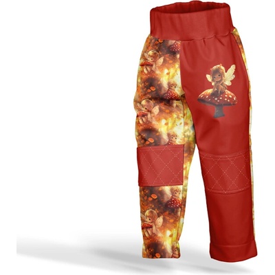 Takoy Panel so strihom 170 softshell nohavice muchotrávka
