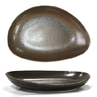 ANTIQUE-BLACK-Овално плато дълбоко20cm(TR0005-8B) (0156116)