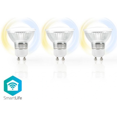 NEDIS SMARTLIFE Smart sada LED žárovek GU10 5W bílá