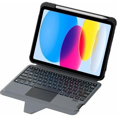 Nillkin Bumper Combo PRO Keyboard Case (Backlit Version) pre iPad 10.9 2022/11 2025 Black