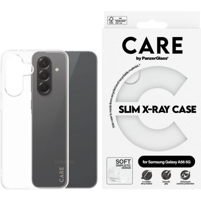 Panzer Гръб Care by PanzerGlassз а Samsung Galaxy A56 5G, Fashionable Case, X-Ray Soft Basic, Прозрачен