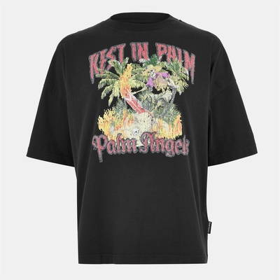 Palm angels Тениска PALM ANGELS Men's Oversized T-Shirt - Black