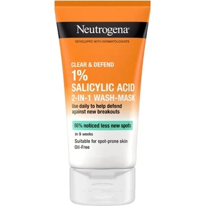 Neutrogena Clear & Defend Почистваща маска със салицилова киселина, 150 ml