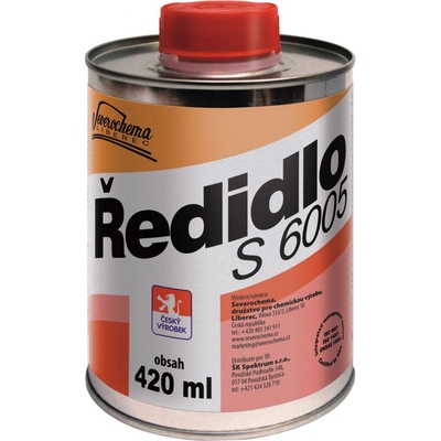 Severochema Ředidlo S 6005 pro syntetické nátěrové hmoty 420 ml