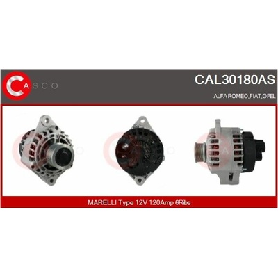 ALTERNATOR 12V 120A INA CAL30180AS