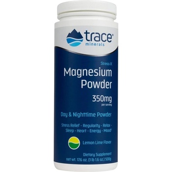 Trace Minerals Stress-X Magnesium Powder [500 грама] Лимон и лайм