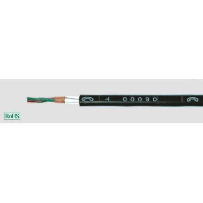 Helu 34008-1000 Kabeláž dálkové signalizace A-2YF(L)2Y 8 x 0.6 mm² + 8 x 0.6 mm² černá 1000 m