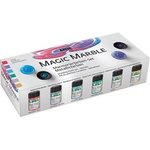 Kreul Magic Marble Комплект цветове за мрамориране Metallic Colours 6 x 20 ml (73610)