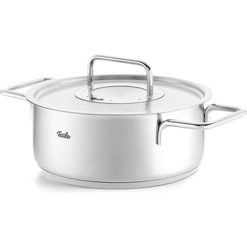 Fissler Плитка тенджера PURE 24 см, сребриста, неръждаема стомана, Fissler (FS86124240000)