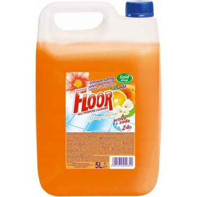 FLOOR prípravok na podlahy, obklady a dlažby, ORANGE BLOSSOM, 5 l