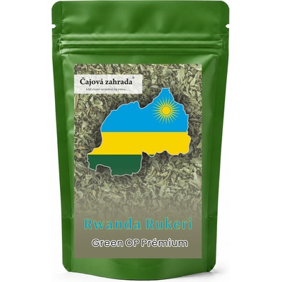Čajová zahrada Rwanda Rukeri Green OP Prémium zelený čaj 100 g