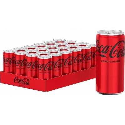 Coca Cola Zero plechovka 24 x 330 ml