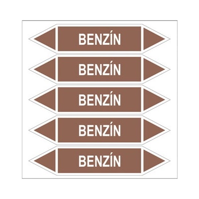 Značení potrubí, benzín PZGL 007929