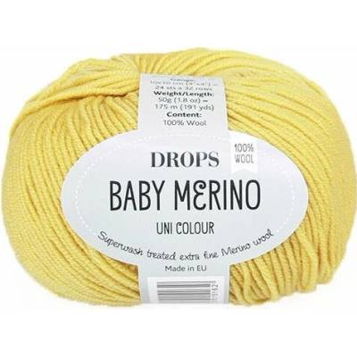 Příze DROPS Baby merino uni color 45 - citronová