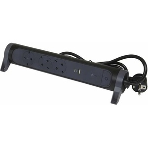 Legrand 3 Plug + 2 USB 1,5 m Switch (694512)