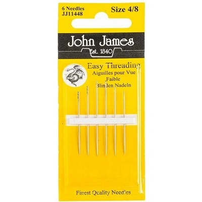 BELLATEX G - Jehly ruční pro špatně vidící č. 4-8, 6 ks/karta – Zboží Mobilmania