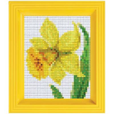 Креативен комплект с рамка и пиксели Pixelhobby Classic - Нарцис (31281)