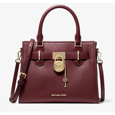 Michael Kors dámská kožená kabelka Hamilton vínová – Hledejceny.cz