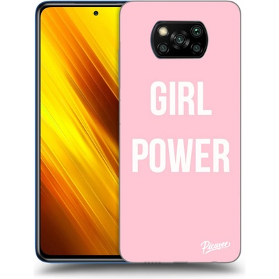 Pouzdro Picasee silikonové Xiaomi Poco X3 - Girl power čiré