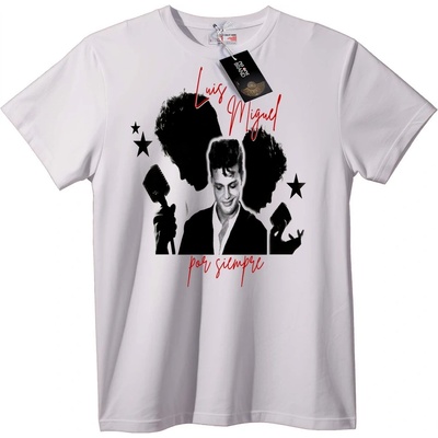 NOONEBRAND Тениска Luis Miguel завинаги - XS, White