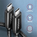 Axagon BUCM2-CM10AB USB-C USB-C, 1m, černý