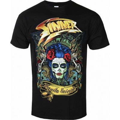 Art Worx tričko metal Sinner Tequila Suicide čierne
