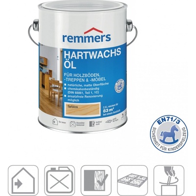Remmers premium Tvrdý voskový olej 0,375 l farblos – Zboží Dáma