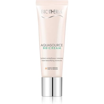 Biotherm Aquasource BB Cream хидратиращ BB крем цвят Fair to Medium SPF 15 30ml