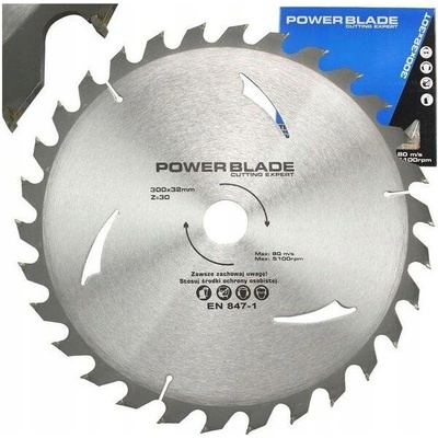 Řezný kotouč na dřevo PowerBlade 300 x 32 mm