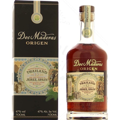 Dos Maderas 12y Origen Thailand 47% 0,7 l (karton)
