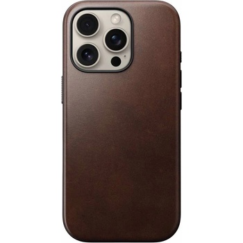 Nomad Кожен (естествена кожа) кейс с MagSafe за iPhone 16 Pro- Nomad Modern Horween Leather MagSafe Case (кафяв) (NM01858485 (123274))