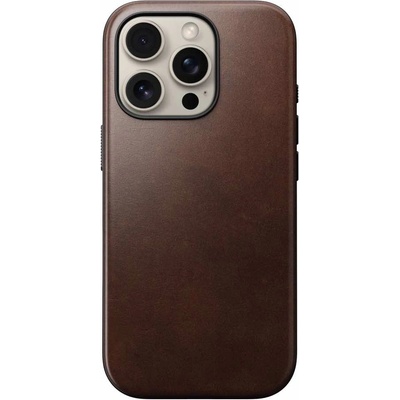 Nomad Кожен (естествена кожа) кейс с MagSafe за iPhone 16 Pro- Nomad Modern Horween Leather MagSafe Case (кафяв) (NM01858485 (123274))