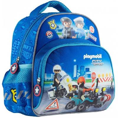 Детска раница, Astra, PL-10, Playmobil, Полиция, 22 x 28 x 13 см