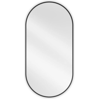 Mexen Loft овално огледало за баня 100 x 50 см, черна рамка - 9851-100-050-000-70 (9851-100-050-000-70)